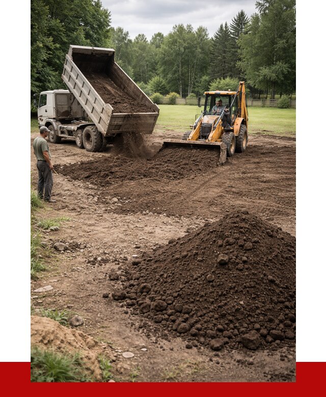 Грунт для выравнивания участка в Обнинске от 1218 р. | ПРОНЕРУДБнн