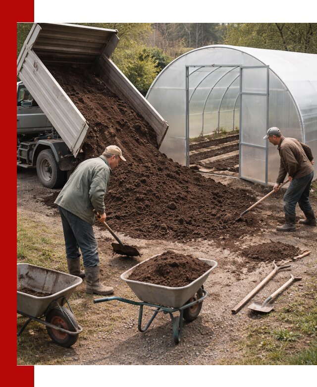 Грунт для теплицы с доставкой в Обнинске — плодородный субстрат под растения