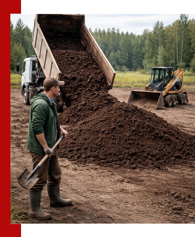 Купить верховой торф с доставкой в Обнинске для садоводства и растений