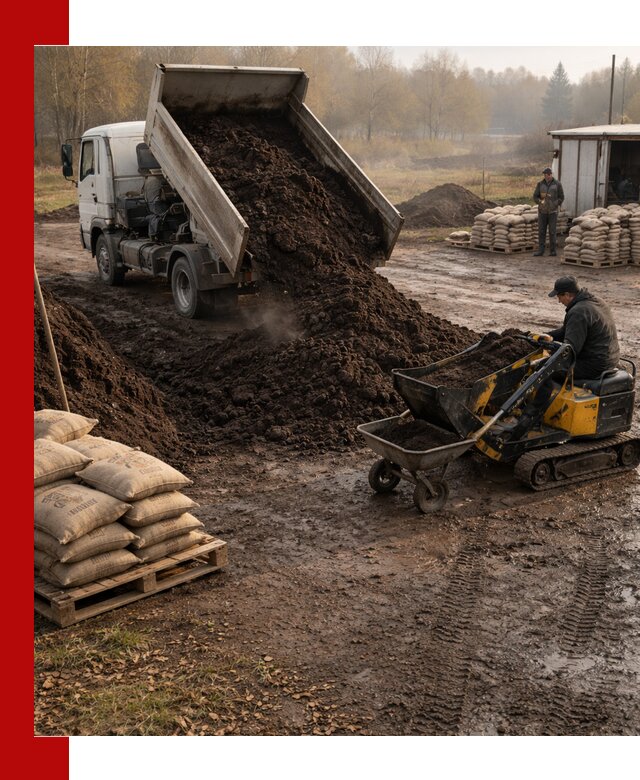 Кислый торф в доставке по выгодным ценам в Обнинске