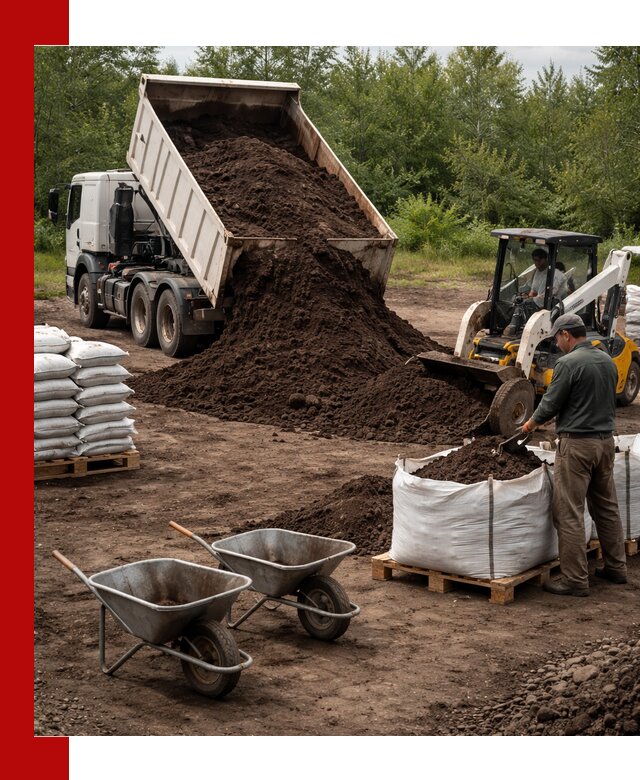 Доставка и продажа торфогрунта в Обнинске оптом и в розницу