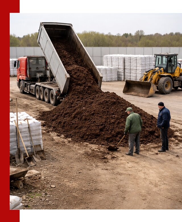 Доставка торфяных смесей оптом и в розницу в Обнинске