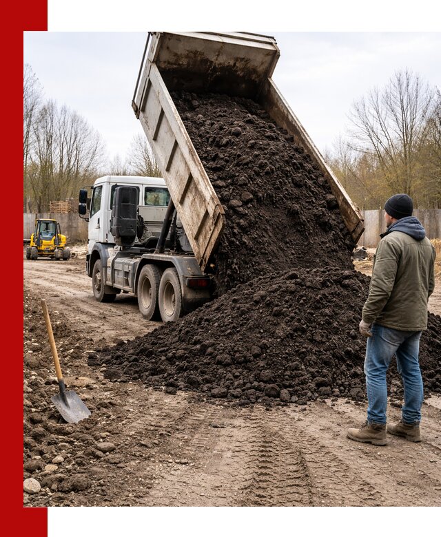 Доставка чернозема навалом в Обнинске быстро и выгодно