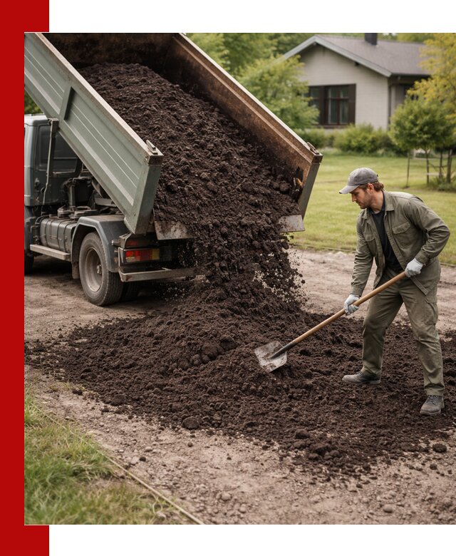 Чернозем для газона с доставкой в Обнинске быстро и качественно