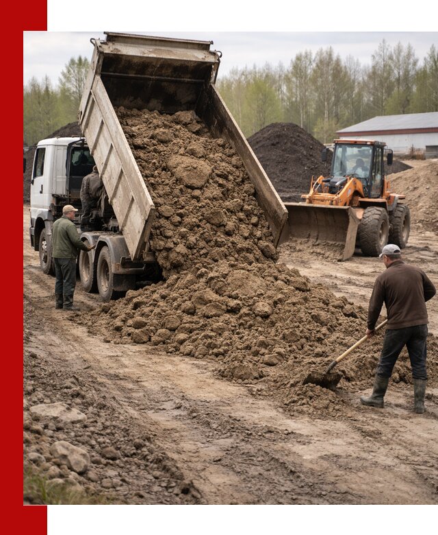 Доставка глин и суглинков в Обнинске оптом и вкрай