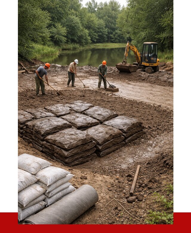 Купить глину для пруда в Обнинске от 4568 р. с доставкой | ПРОНЕРУДБнн