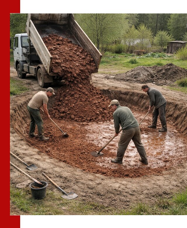 Купить качественную глину для пруда в Обнинске