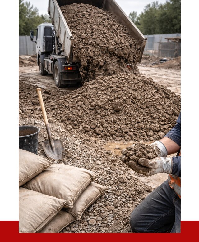 Купить глина для засыпки в Обнинске от 1218 р. за куб | ПРОНЕРУДБнн