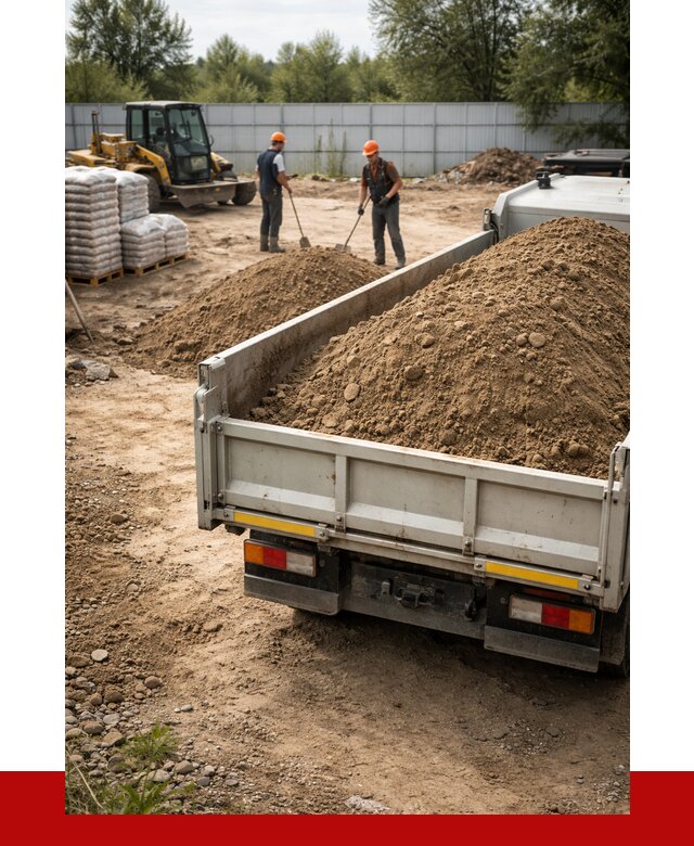 Супесь с доставкой в Обнинске от 2487 р. за куб | ПРОНЕРУДБнн