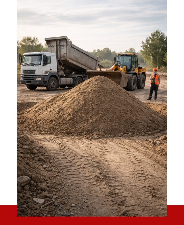 Купить песчаный грунт с доставкой в Обнинске от 4263 р. | ПРОНЕРУДБнн