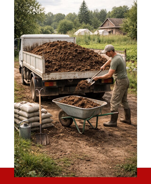 Купить коровий навоз с доставкой в Обнинске от 1827 р. | ПРОНЕРУДБнн