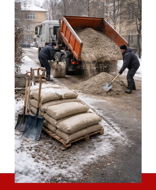 Противогололедные материалы оптом в Обнинске от 4263 р. | ПРОНЕРУДБнн