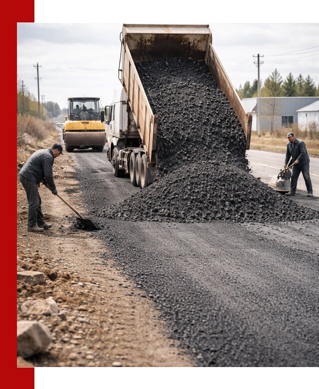 Асфальтовая крошка для дорог в Обнинске — поставка и доставка