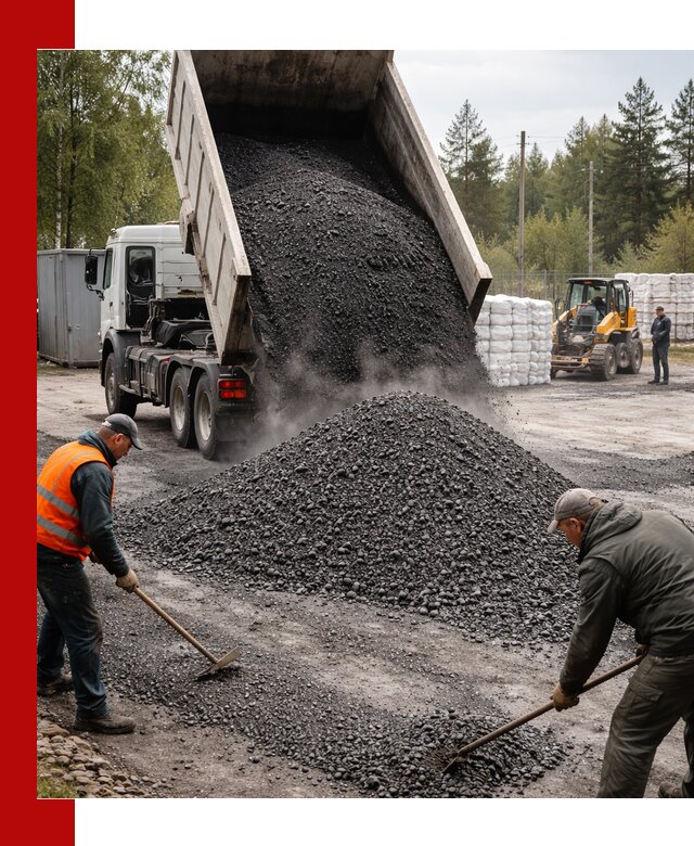 Доставка и продажа асфальтного гранулята в Обнинске