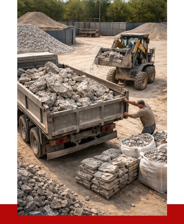 Купить бой бетона с доставкой в Обнинске от 4872 р. | ПРОНЕРУДБнн