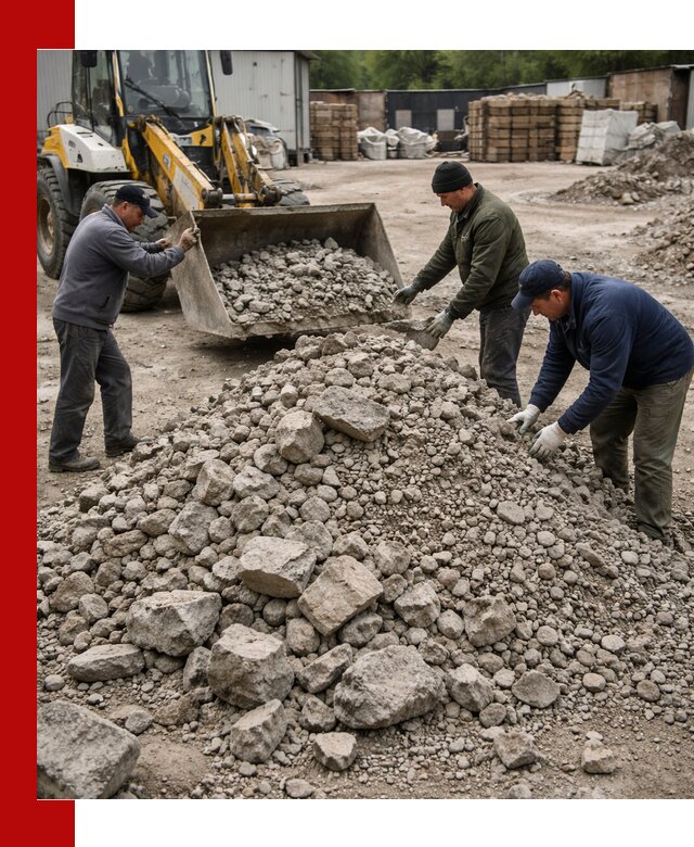 Демонтаж и вывоз бой бетона в Обнинске