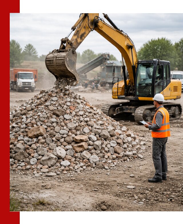 Доставка и вывоз строительного боя в Обнинске