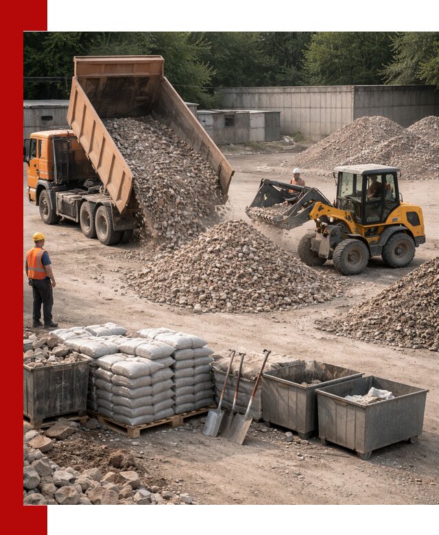 Вторичные материалы для отсыпки в Обнинске — поставка и доставка