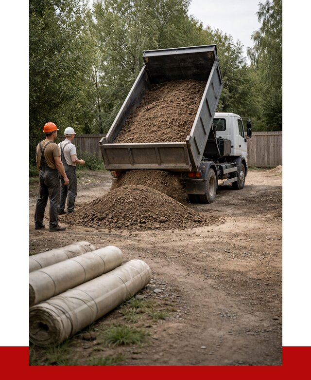 Доставка сыпучих материалов самосвалом в [cvi] от 4263 р. | ПРОНЕРУДБнн