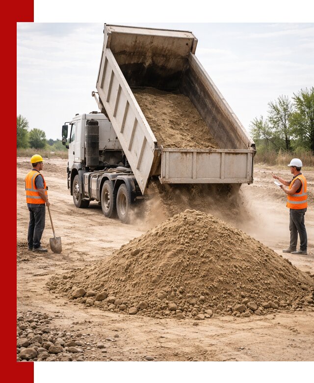 Доставка самосвалом 15 кубов в Обнинске за город и по городу