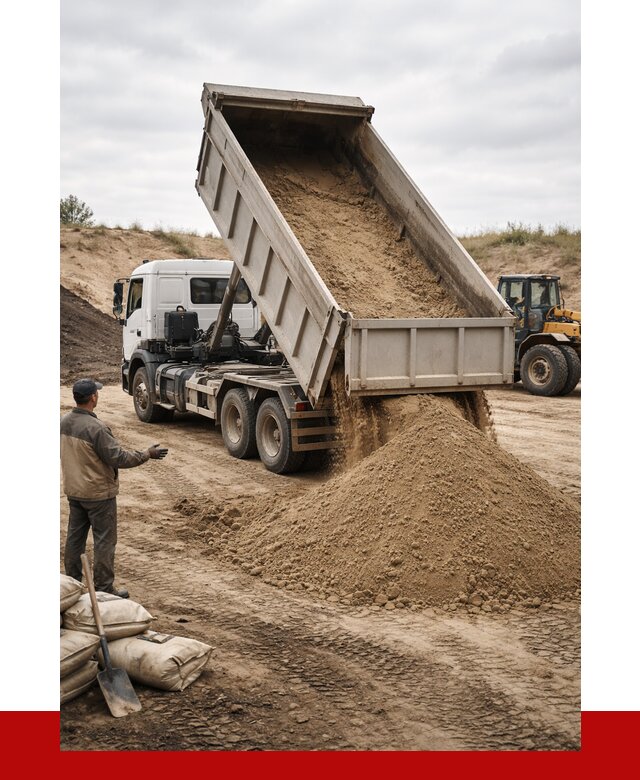 Доставка самосвалом 20 кубов в Обнинске от 7613 р. | ПРОНЕРУДБнн