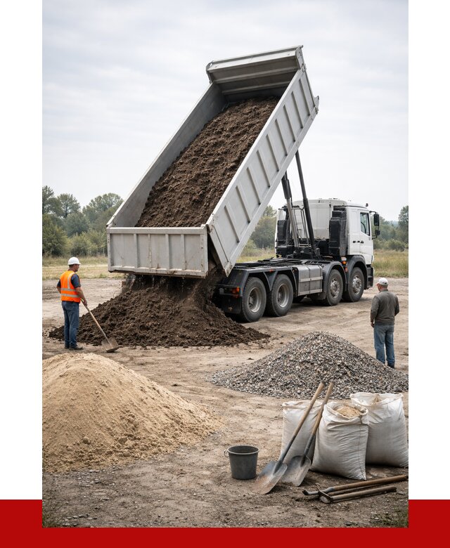 Доставка самосвалом 30 кубов в Обнинске от 8628 р. | ПРОНЕРУДБнн