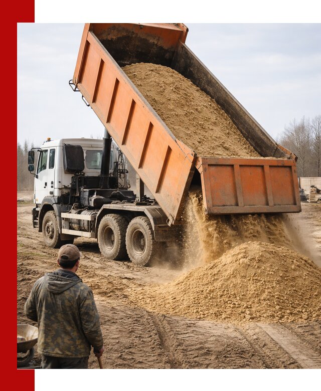 Аренда самосвала 20 тонн для перевозки грузов в Обнинске