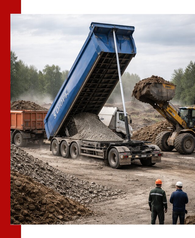 Аренда тонар 40 тонн в Обнинске с доставкой материалов