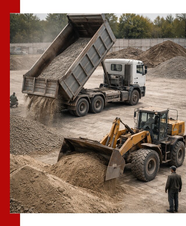 Перевозка сыпучих грузов самосвалами и бортовыми в Обнинске