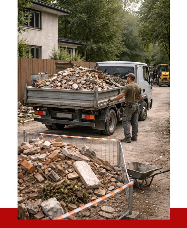 Вывоз строительного мусора с погрузкой в Обнинске от 7613 р | ПРОНЕРУДБнн