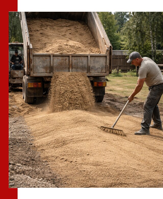 Отсыпка участка песком в Обнинске быстро и качественно